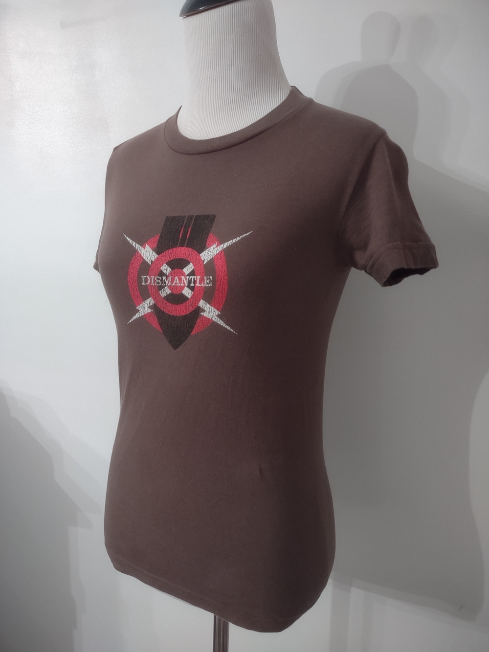 Vintage U2 Tour 2005 Dismantle Atomic Bomb Shirt Womens S American Apparel EUC